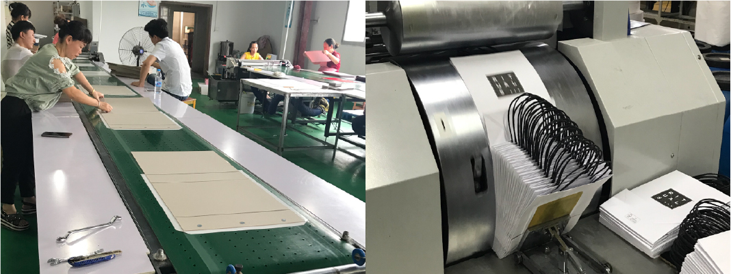 紙袋・布袋製造工場